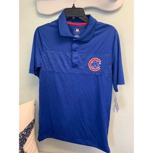 Chicago Cubs Golf Polo Shirt Performance Cool dry MENS unisex SMALL